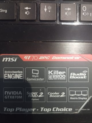 Portátil MSI GT70 2PC Negro