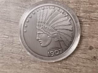 Moneda 1907 Cabeza India Americana
