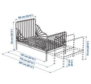 Pack 2 camas extensibles Ikea