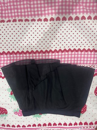 Falda de ballet negra