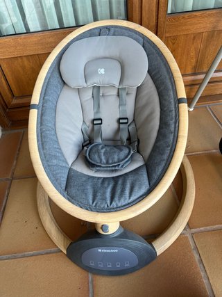 Hamaca eléctrica KikkaBoo gris