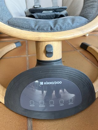 Hamaca eléctrica KikkaBoo gris