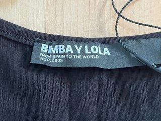 Camiseta tirantes Bimba y Lola negra Talla L