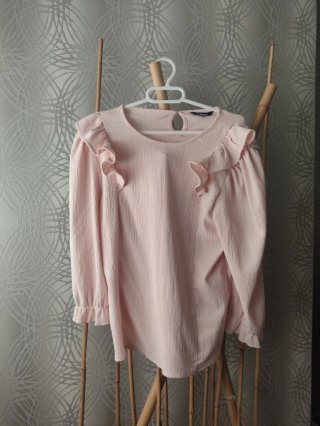 Camisa Cortefiel rosa talla S