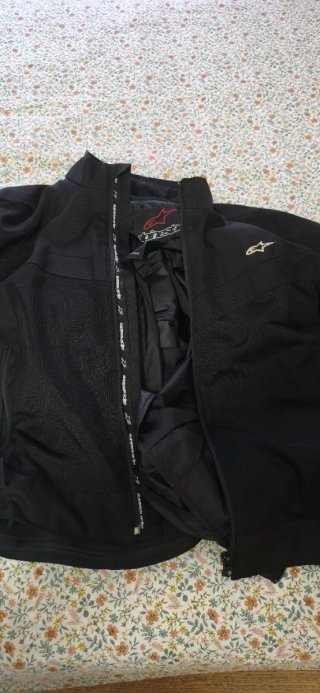 Chaqueta Moto Verano Alpinestars Radon Air Negra