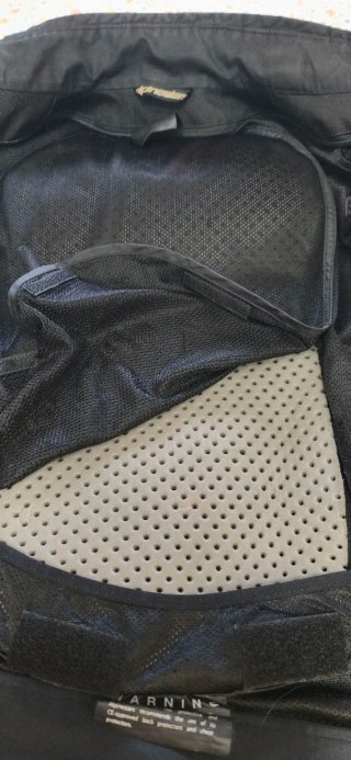 Chaqueta Moto Verano Alpinestars Radon Air Negra
