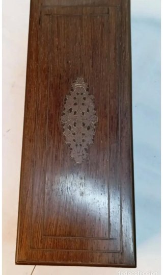Dominó antiguo hueso y madera S.XIX