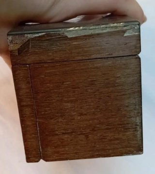 Dominó antiguo hueso y madera S.XIX