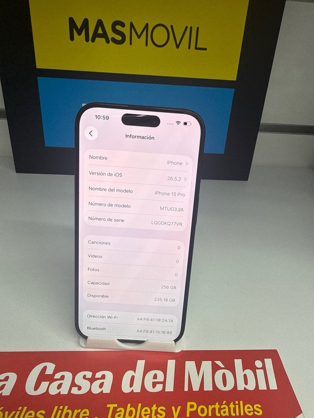 iPhone 15 Pro 256GB  con factura y garantía