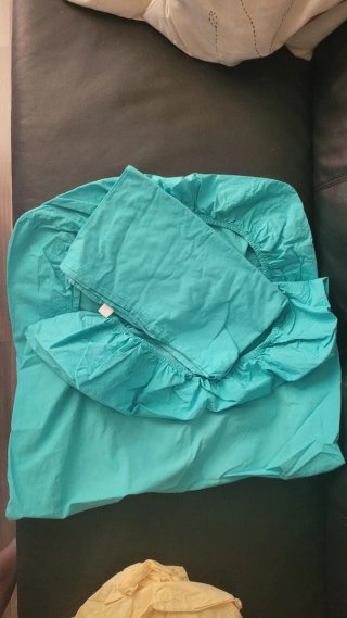 Sábanas Cuna Zara Home Turquesa