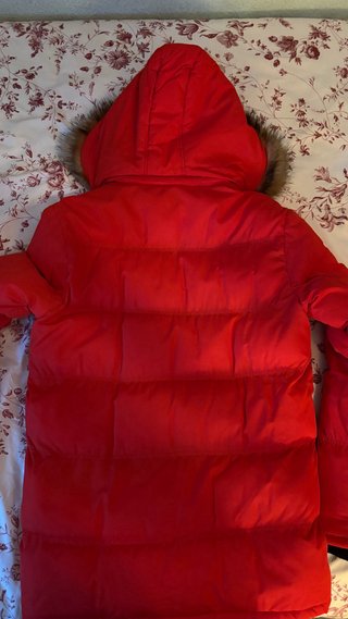 Abrigo Rojo SikSilk con Capucha y Logo