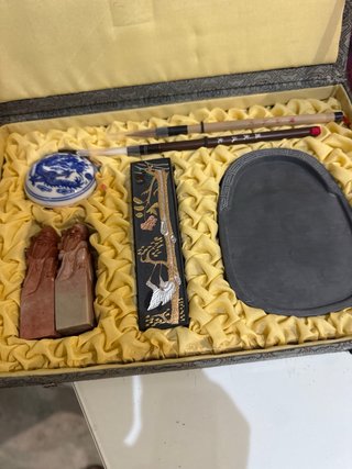 Set calligrafia cinese + campane rapido realizzo