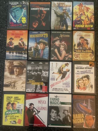 Lote 16 DVDs James Stewart(A8)