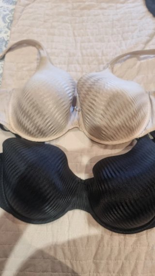 2 Sujetadores 95D Beige y Negro
