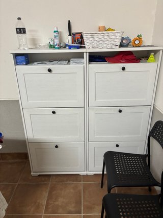 2 Zapateros Hemnes Blanco Madera