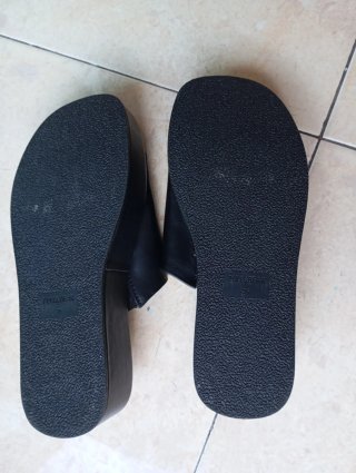 Sandalias plataforma Pull&Bear negras