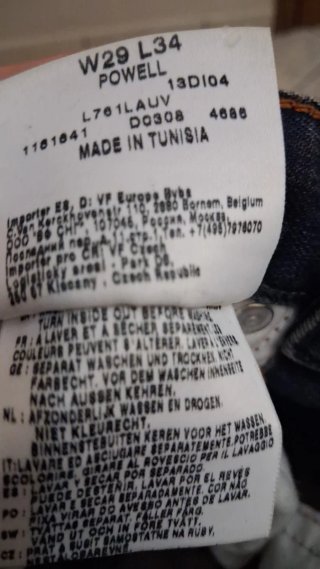 Pantaloni Lee Uomo Blu