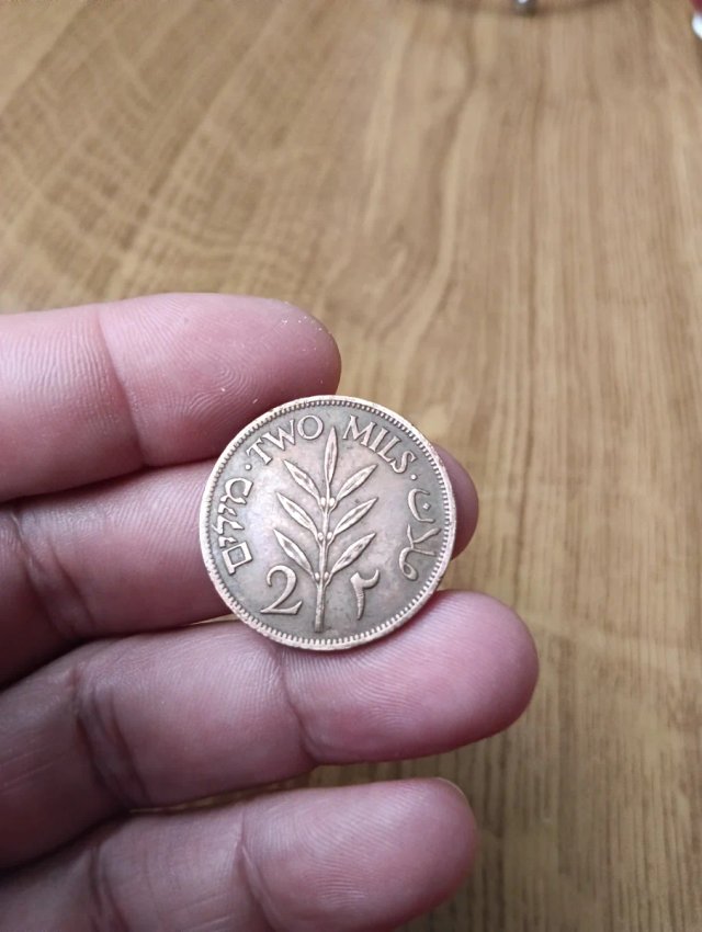 Moneda Antigua Palestina 1946