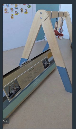 Gimnasio bebé madera Little Dutch