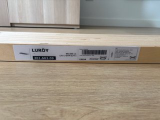 Somier Luroy IKEA 80x200 cm