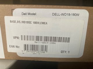 Dell WD19 Docking Station 180W(Nuevo)+Cargador 65W