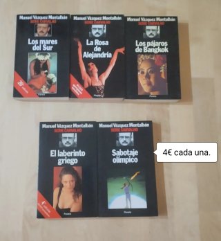 Manuel Vázquez Montalbán, novelas y ensayos.