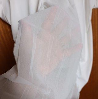 Camiseta Blanca Plisada Shein Curve 1XL Elegante