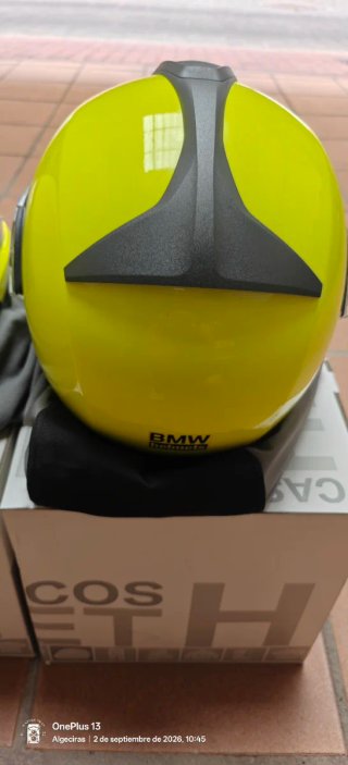 2 Cascos BMW System 6 Evo Amarillo/Negro