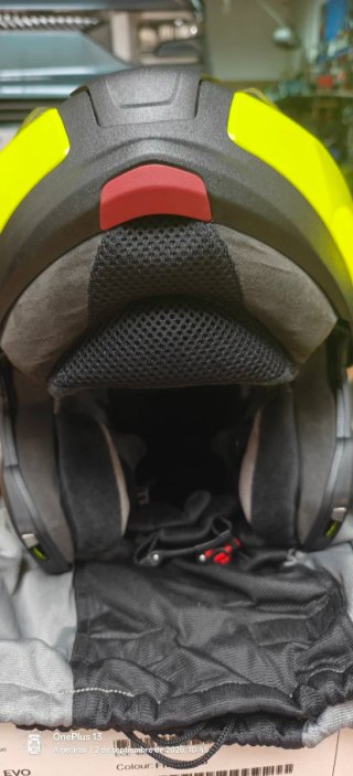 2 Cascos BMW System 6 Evo Amarillo/Negro