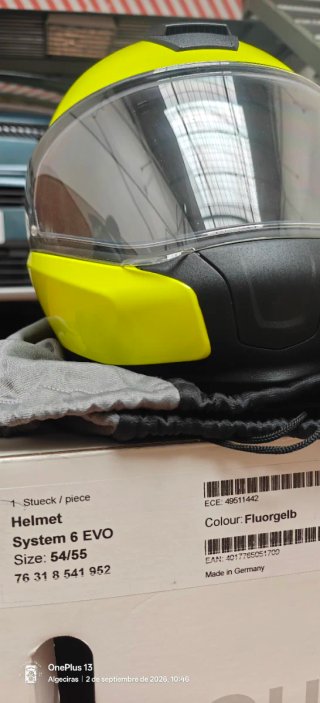 2 Cascos BMW System 6 Evo Amarillo/Negro
