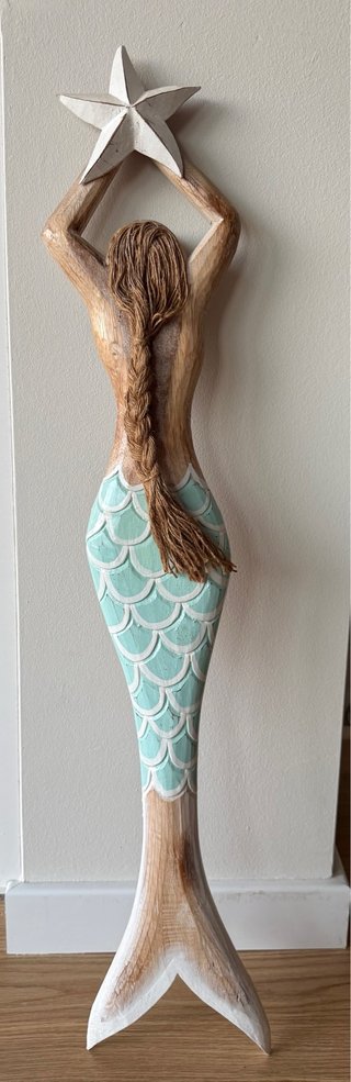 Sirena Decoración Pared Madera