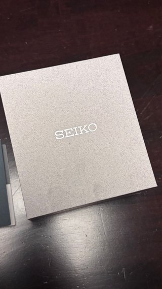 Seiko Chronograph SND371P1 Hombre Negro/Plata