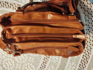 Bolso de cuero patchwork