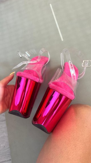 Zapatos Pole Dance Pleaser 8 inches talle 7 US