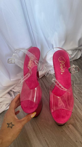 Zapatos Pole Dance Pleaser 8 inches talle 7 US