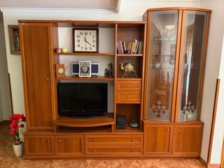 Mueble de salón madera maciza