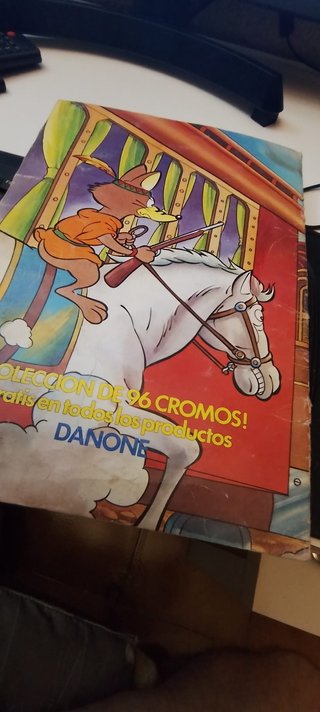 Álbum Cromos Willy Fog Danone