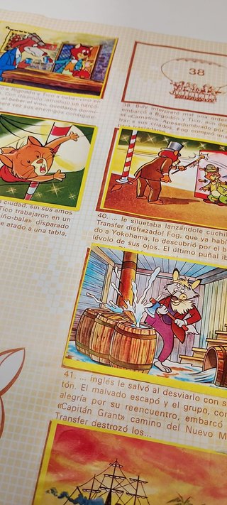 Álbum Cromos Willy Fog Danone