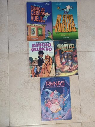Novelas gráficas infantiles. 7€ cada uno, mínimo 2