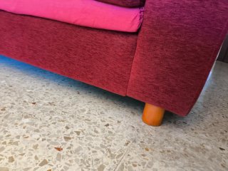 Sofá rojo 2 plazas 190cm