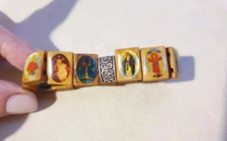 Pulsera Escapulario madera