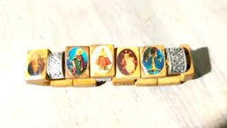 Pulsera Escapulario madera