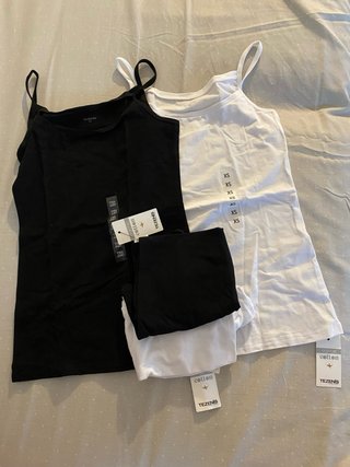 4 Camisetas Básicas Tezenis XS Blanco y Negro
