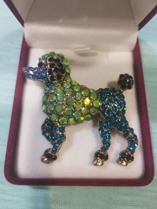 Broche Vintage Perro Caniche Joyas nuevo