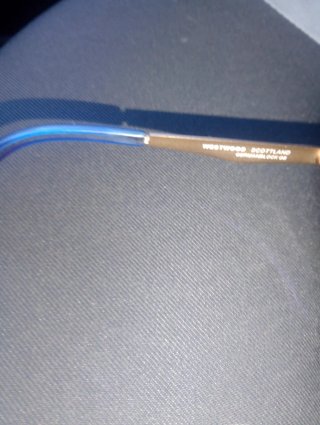 Gafas Montura Azul y Dorado