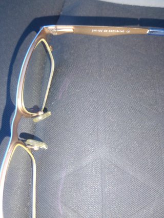Gafas Montura Azul y Dorado