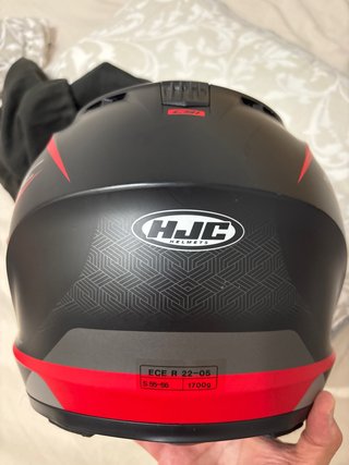 Casco de moto modular