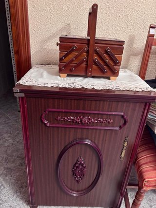 Máquina de coser Singer 15K antigua