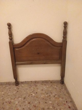 Cabecero de madera para cama 90