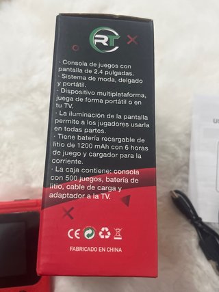 Consola Retro FC Roja